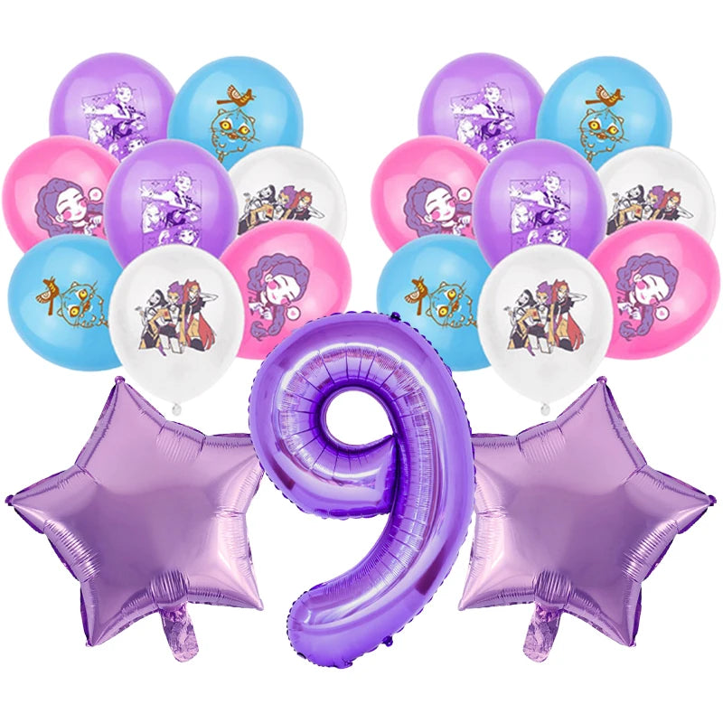 Packs Déco et Ballons d'Anniversaire K-Pop Demon Hunters