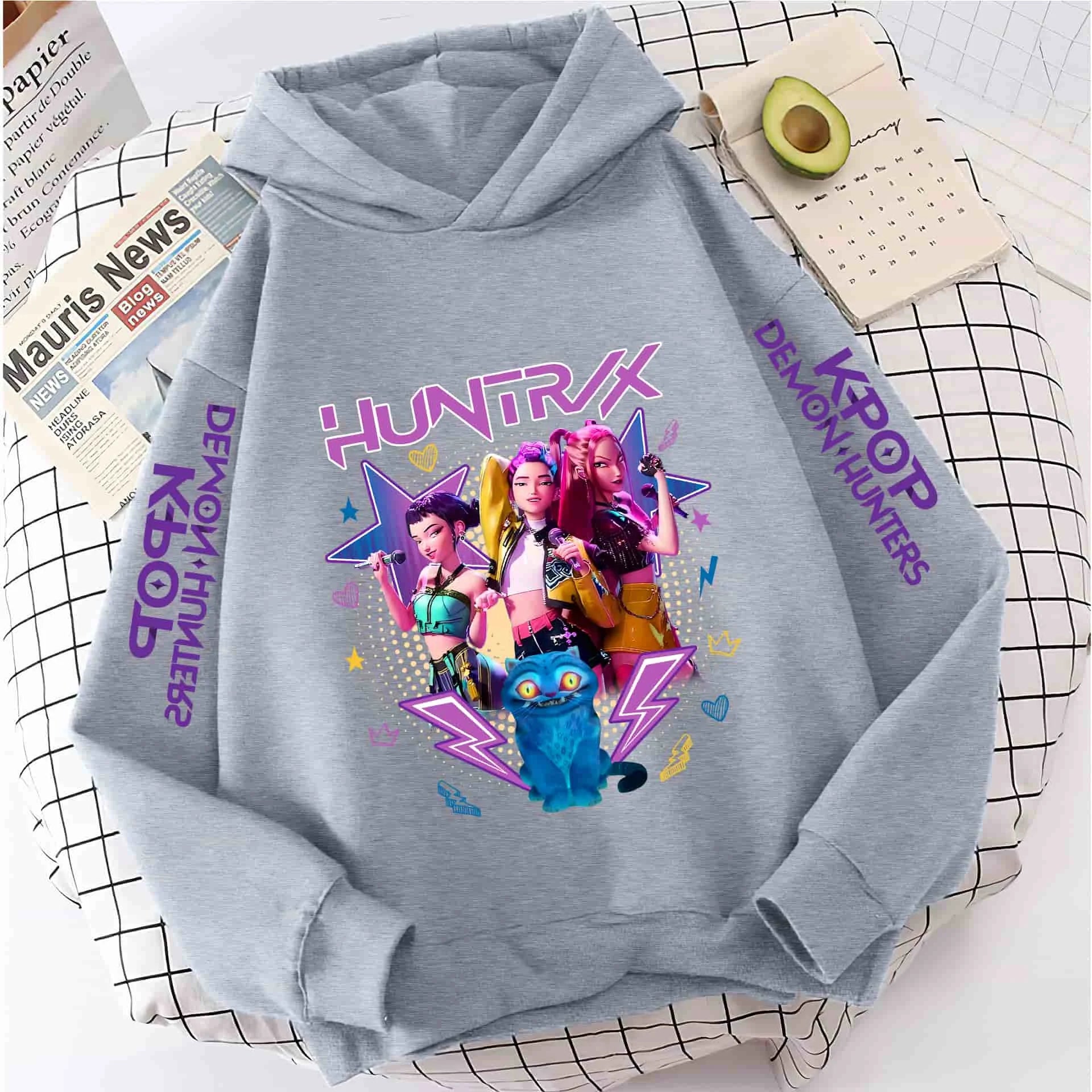Sweat à capuche Ado K-pop Demon Hunters (différents modèles et couleurs disponibles)