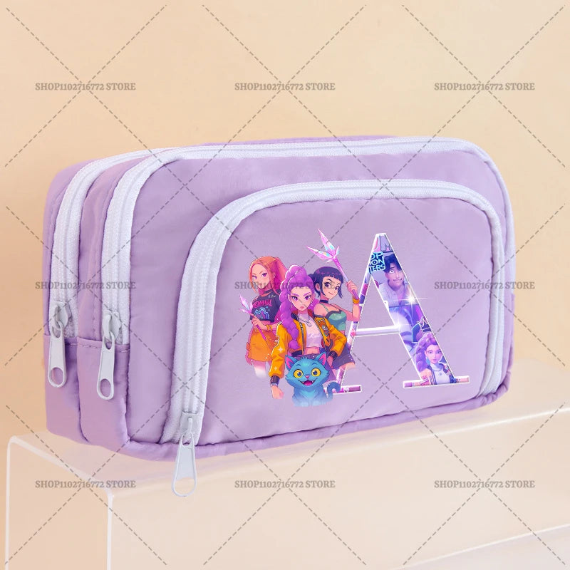 Trousse prémium K-Pop Demon Hunters 3 compartiments