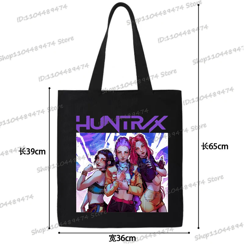Sacs à main en toile K-Pop Demon Hunters (différents modèles disponibles)