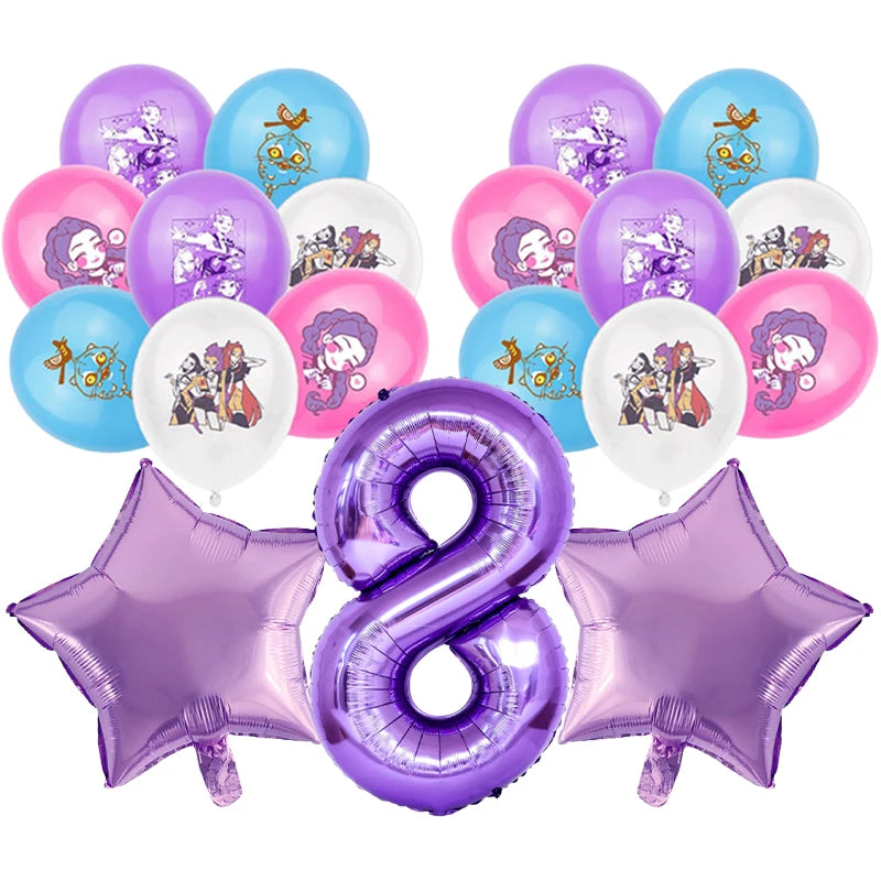 Packs Déco et Ballons d'Anniversaire K-Pop Demon Hunters