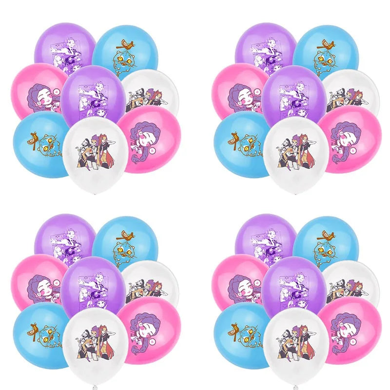 Packs Déco et Ballons d'Anniversaire K-Pop Demon Hunters