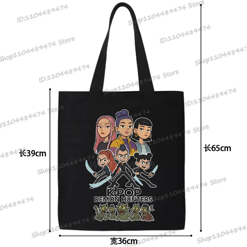 Sacs à main en toile K-Pop Demon Hunters (différents modèles disponibles)