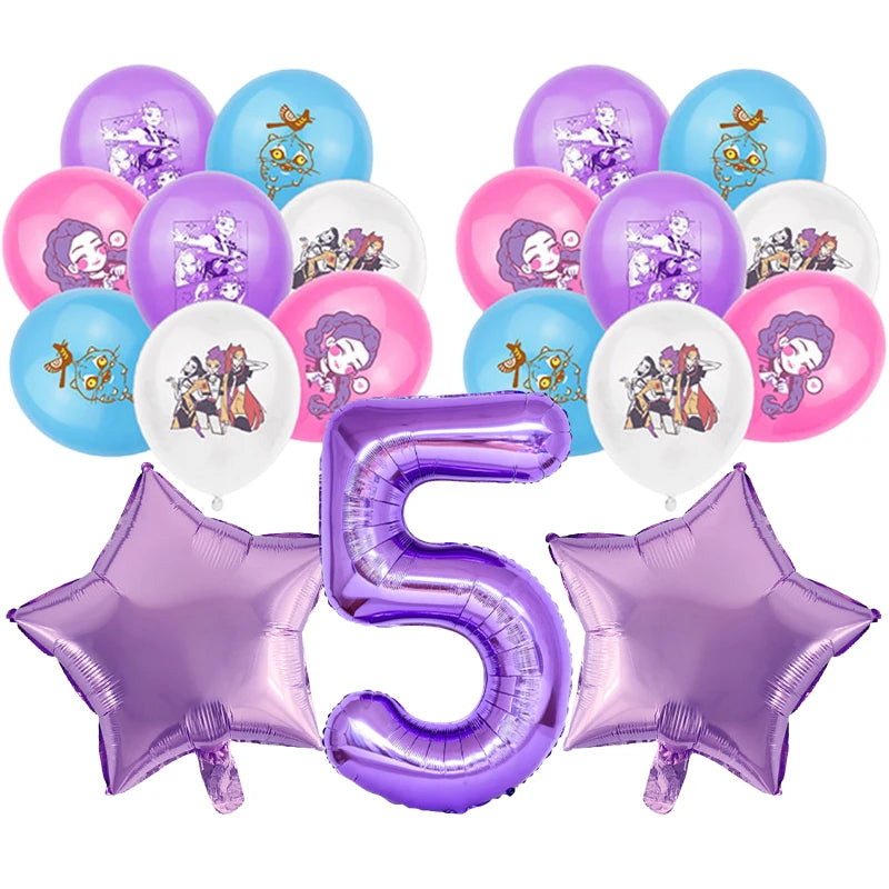 Packs Déco et Ballons d'Anniversaire K-Pop Demon Hunters