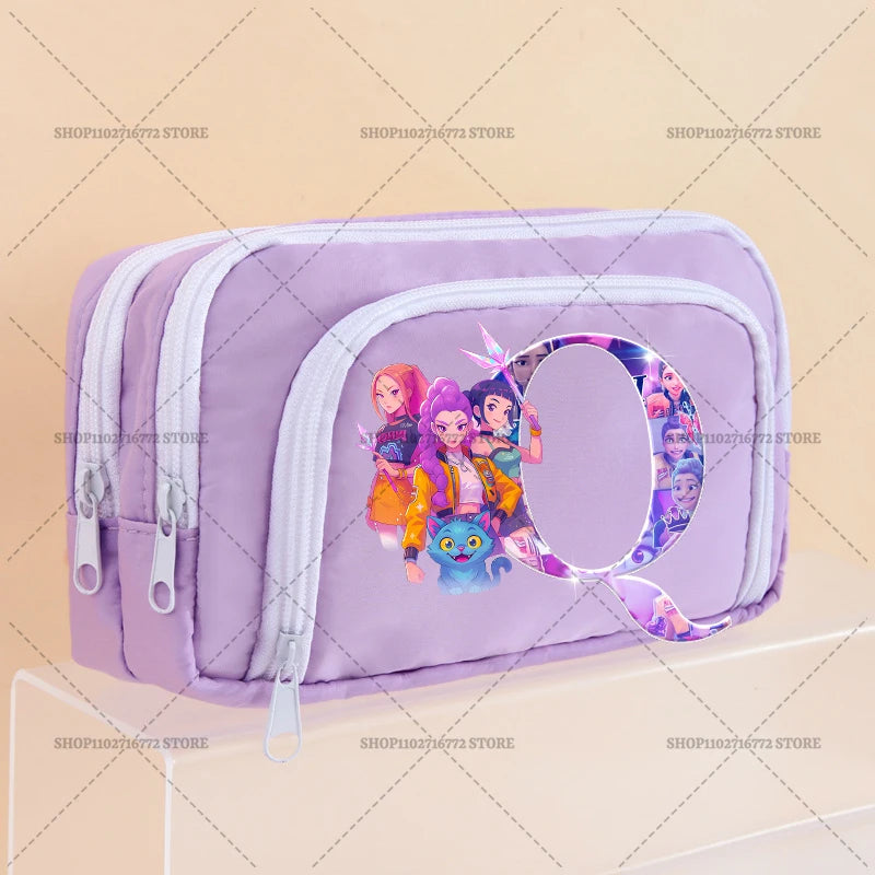 Trousse prémium K-Pop Demon Hunters 3 compartiments