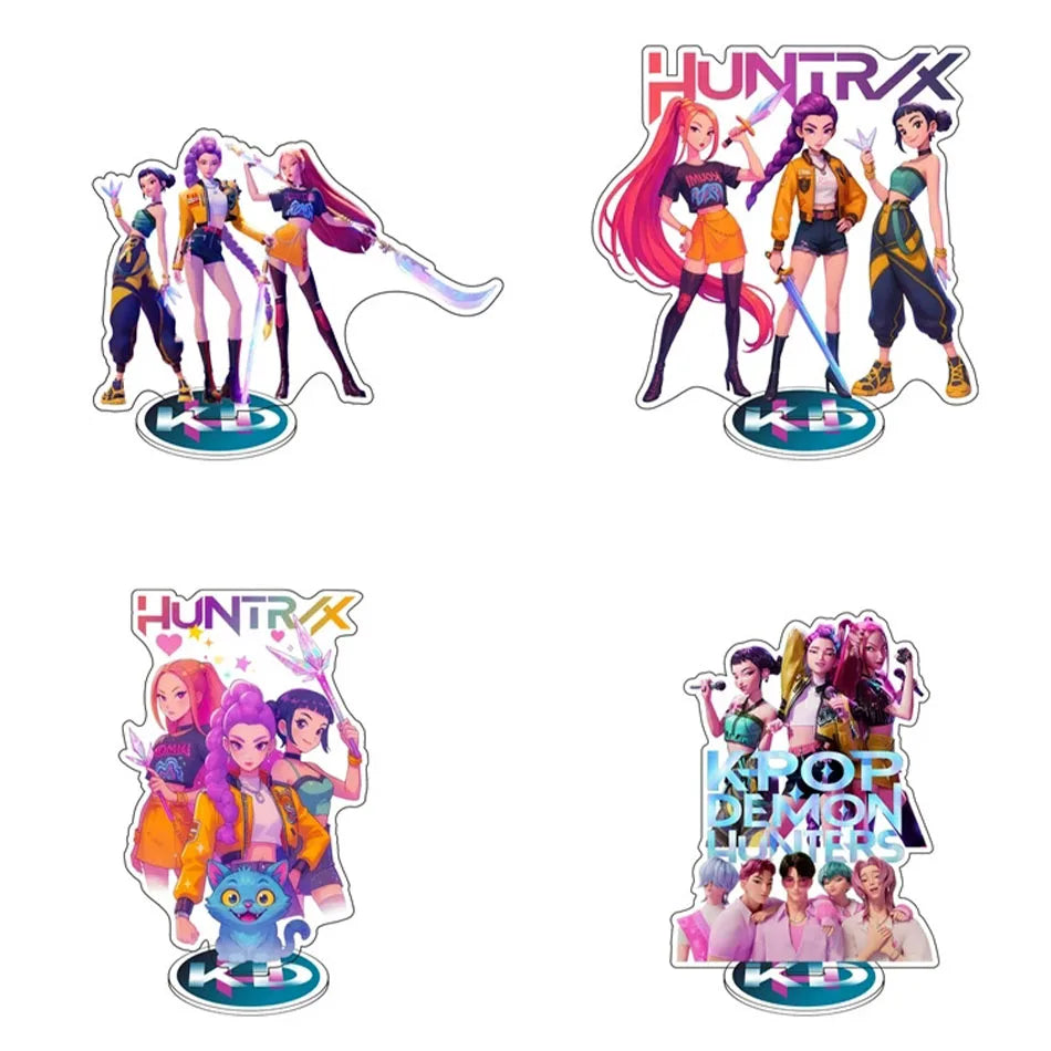 Figurine Acrylique – Style K-Pop Demon Hunters – 15 cm