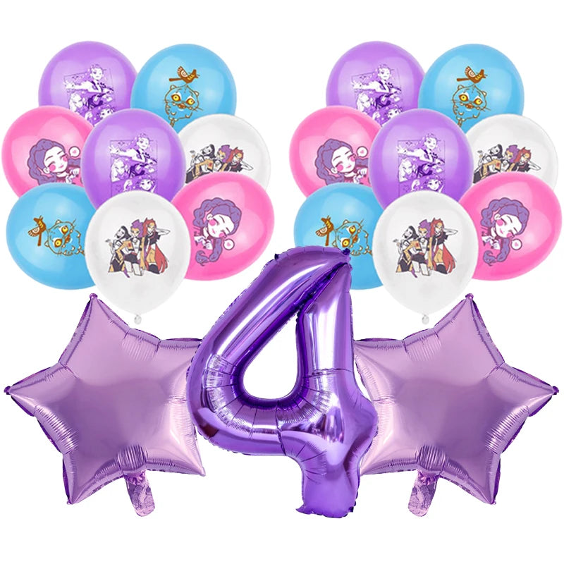 Packs Déco et Ballons d'Anniversaire K-Pop Demon Hunters