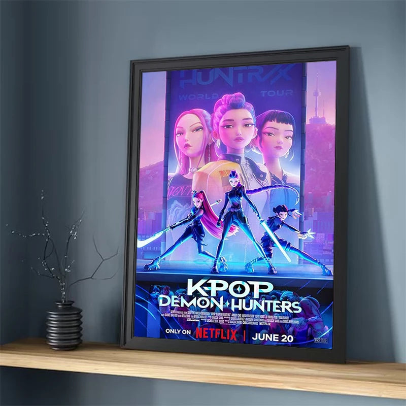 Affiches HD K-Pop Demon Hunters Poster Murale sur Toile