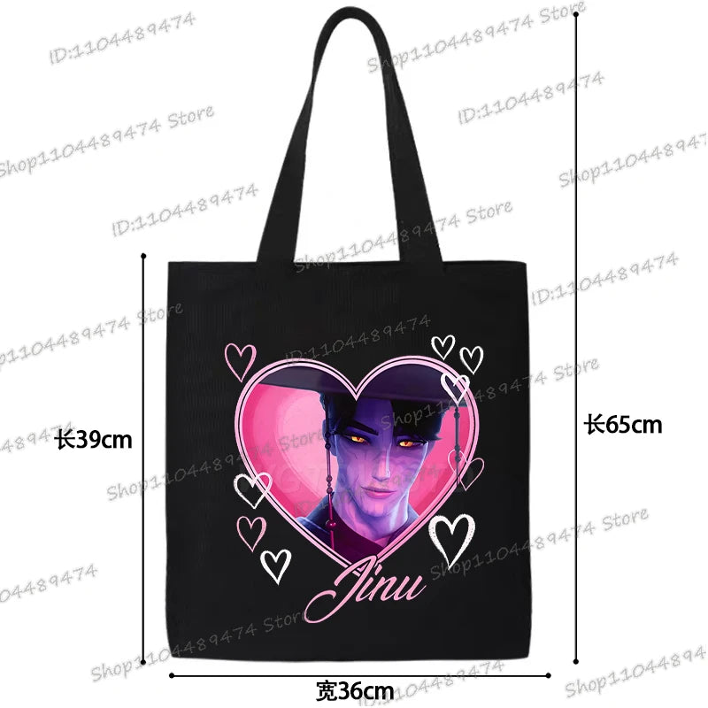 Sacs à main en toile K-Pop Demon Hunters (différents modèles disponibles)