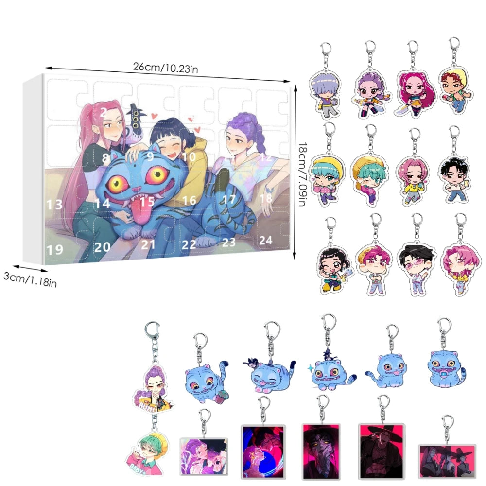 Calendrier de l'Avent K-Pop Demon Hunters