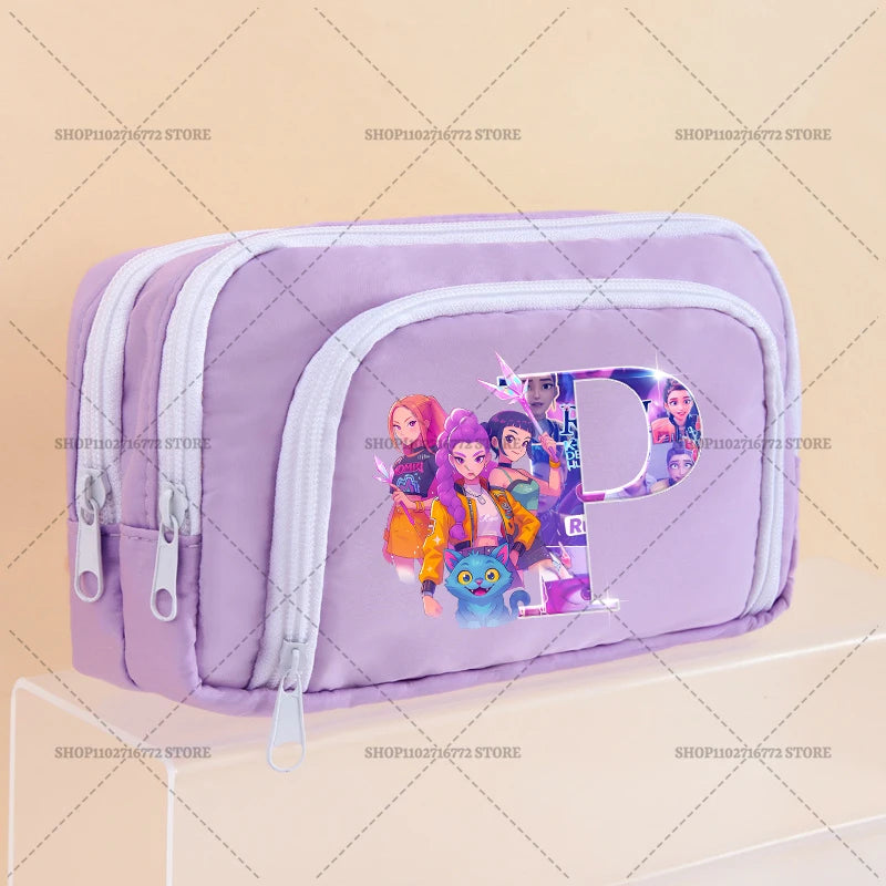 Trousse prémium K-Pop Demon Hunters 3 compartiments