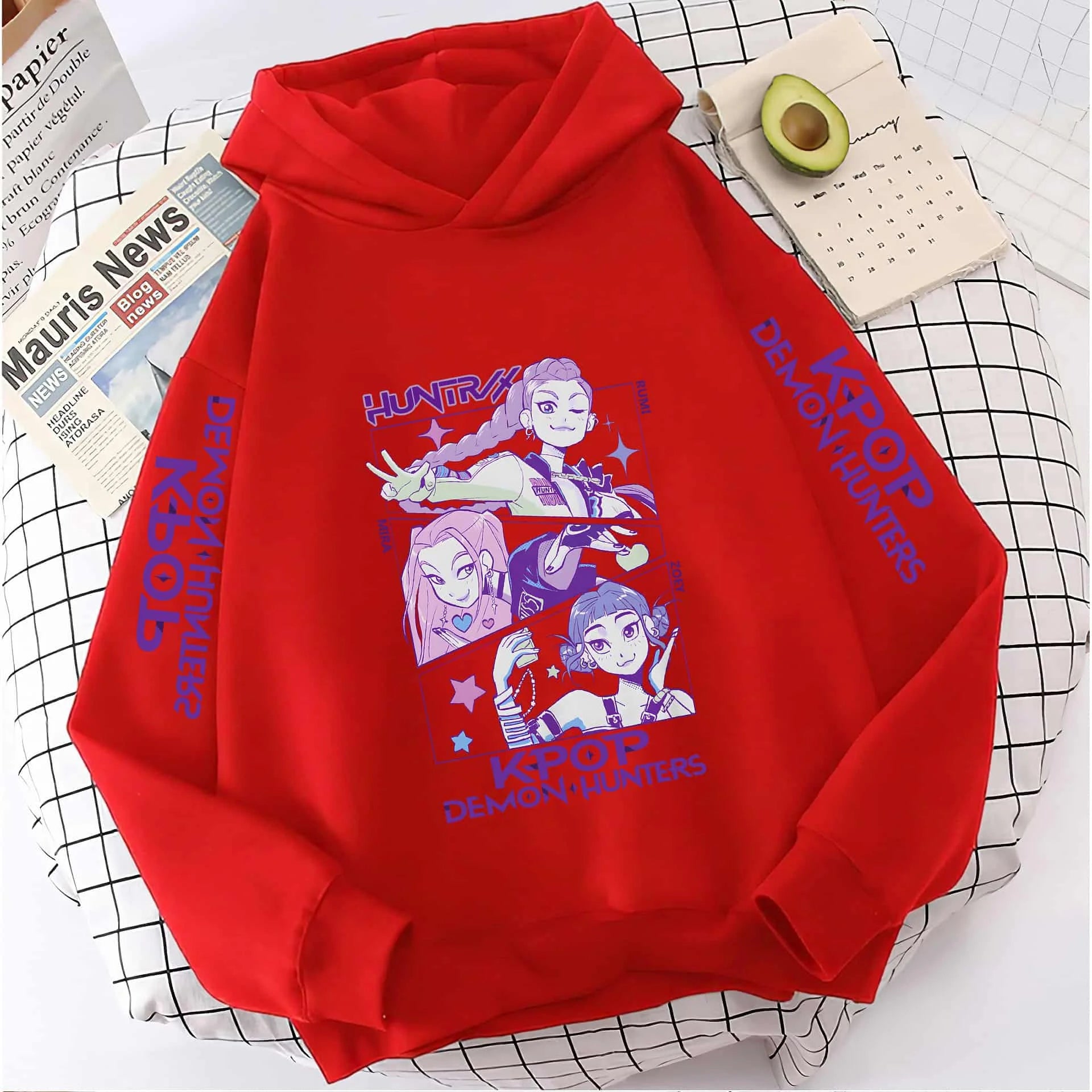 Sweat à capuche Ado K-pop Demon Hunters (différents modèles et couleurs disponibles)