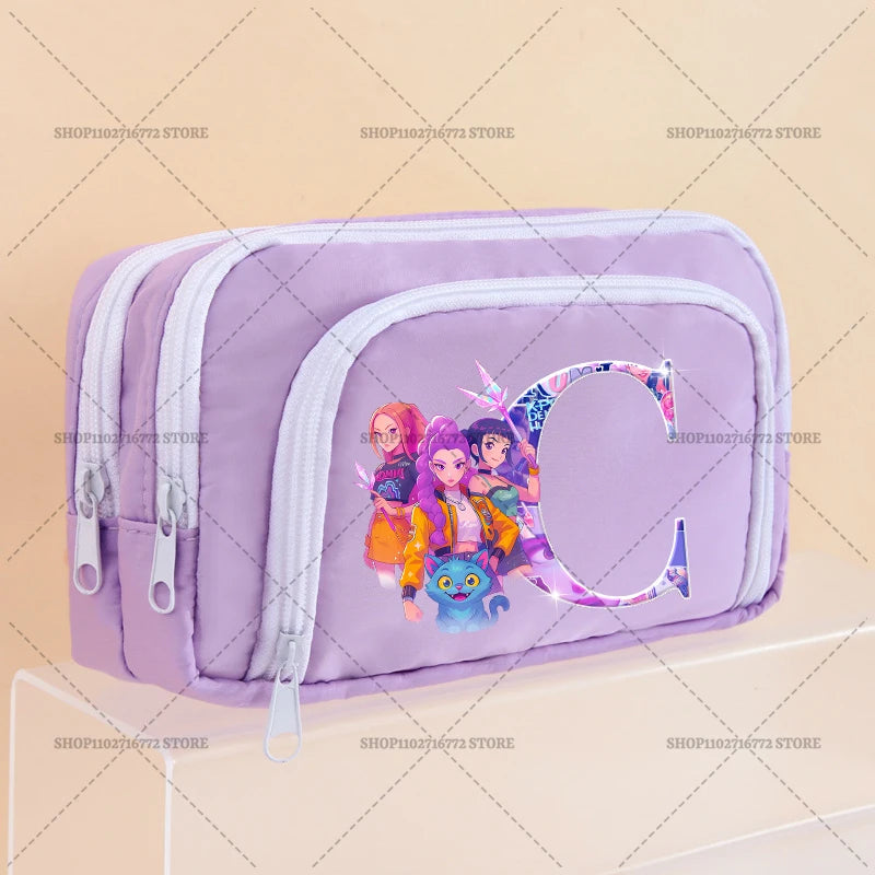 Trousse prémium K-Pop Demon Hunters 3 compartiments