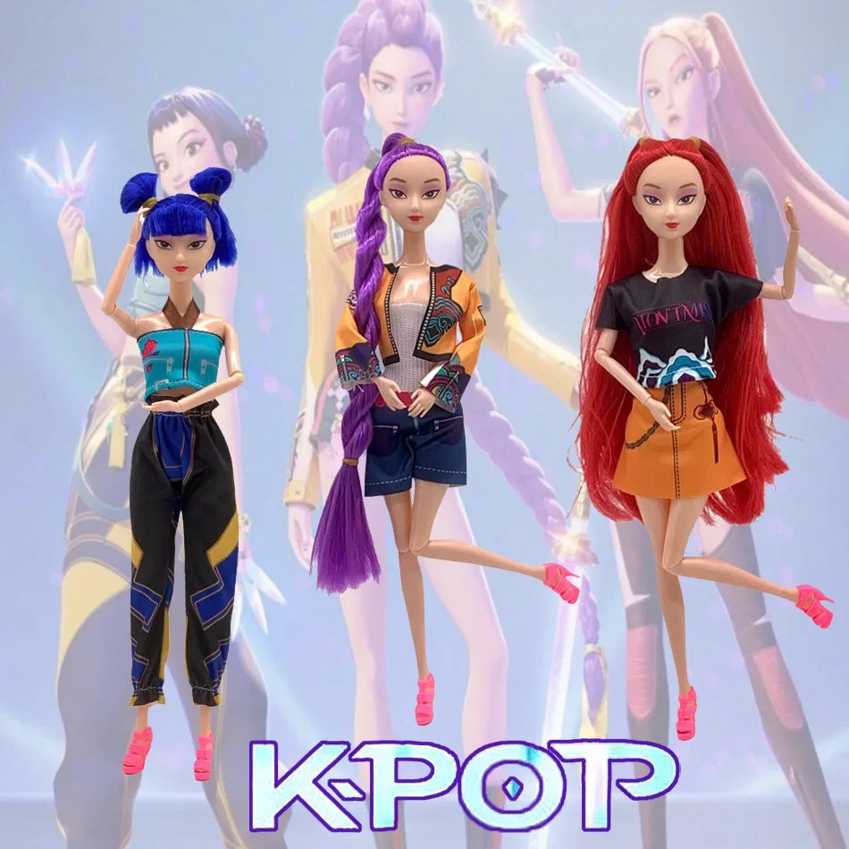 Figurine Poupée K-POP Demon Hunters (3 modèles)