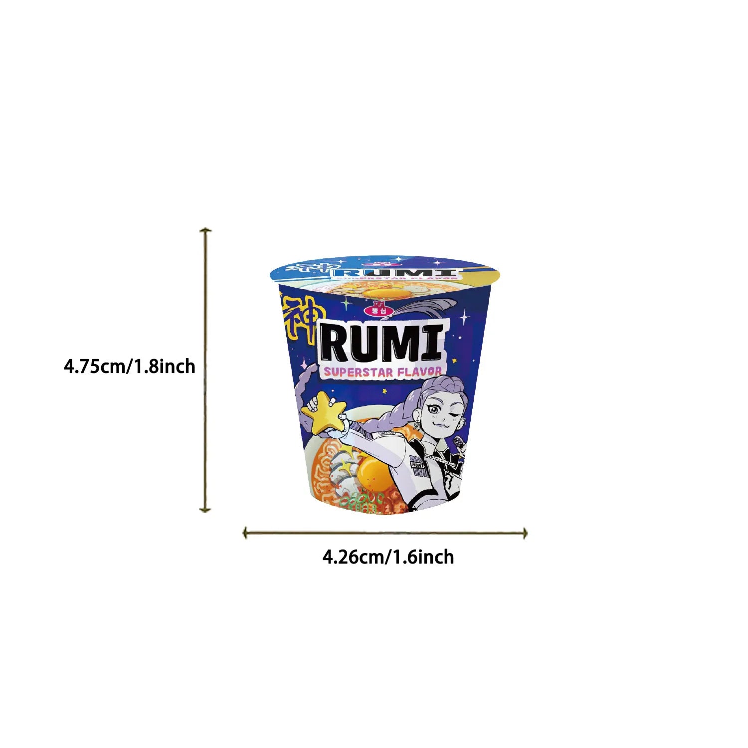 Pack 60 Stickers K-Pop Demon Hunters