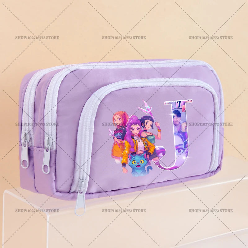 Trousse prémium K-Pop Demon Hunters 3 compartiments