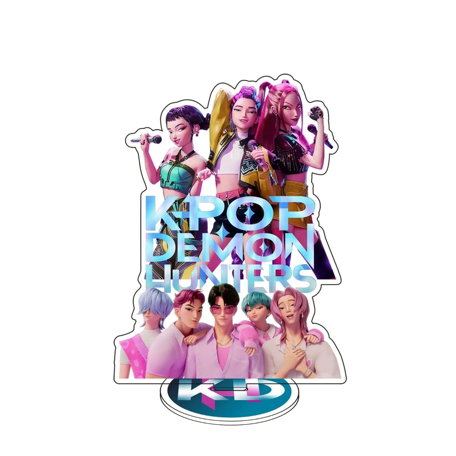 Figurine Acrylique – Style K-Pop Demon Hunters – 15 cm