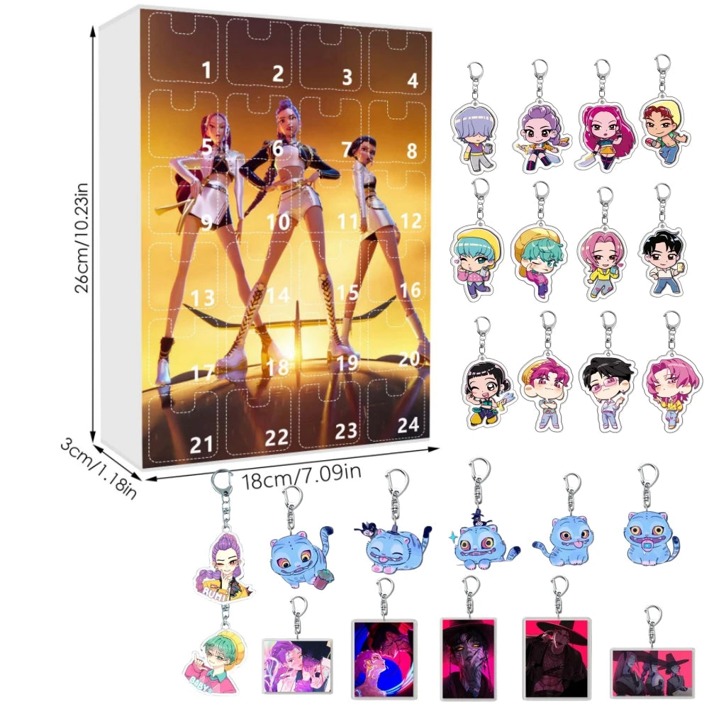 Calendrier de l'Avent K-Pop Demon Hunters
