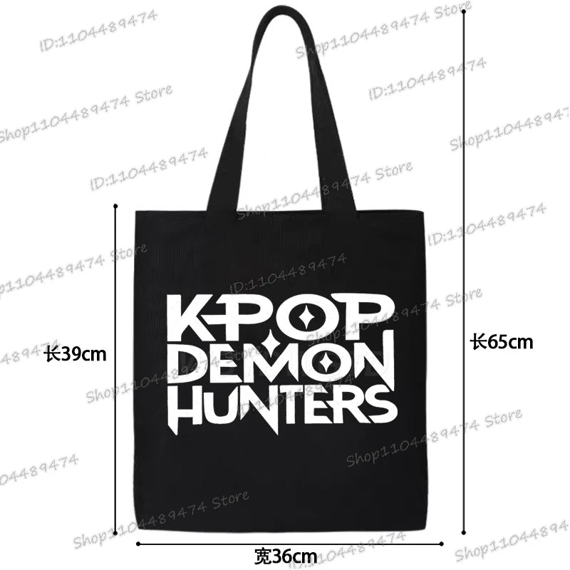 Sacs à main en toile K-Pop Demon Hunters (différents modèles disponibles)