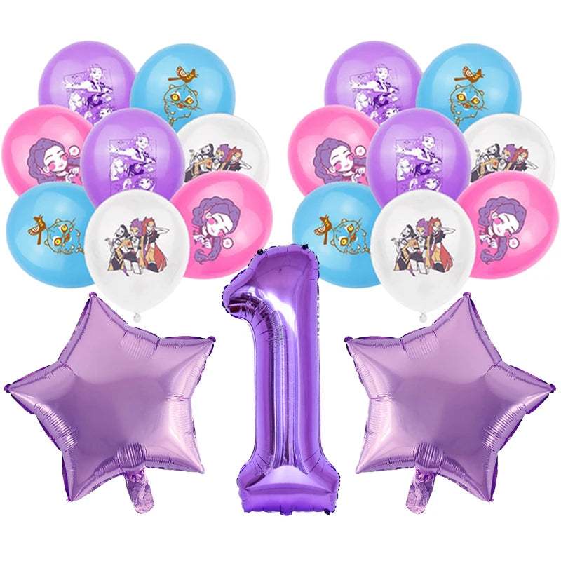 Packs Déco et Ballons d'Anniversaire K-Pop Demon Hunters