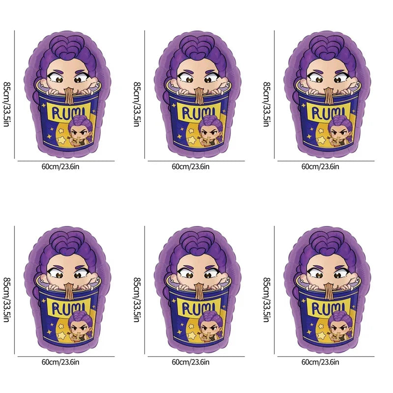 Packs Déco et Ballons d'Anniversaire K-Pop Demon Hunters