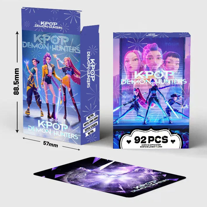 Cartes collection K-Pop Demon Hunters par 30/55/92 pièces