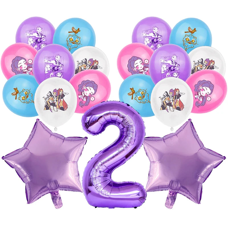 Packs Déco et Ballons d'Anniversaire K-Pop Demon Hunters