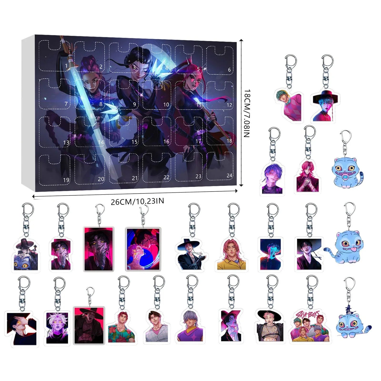 Calendrier de l'Avent K-Pop Demon Hunters