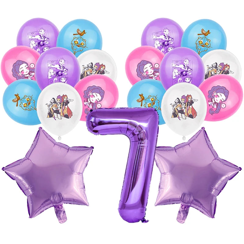 Packs Déco et Ballons d'Anniversaire K-Pop Demon Hunters