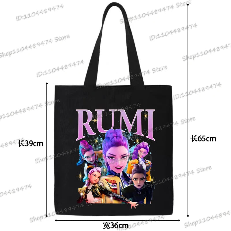 Sacs à main en toile K-Pop Demon Hunters (différents modèles disponibles)