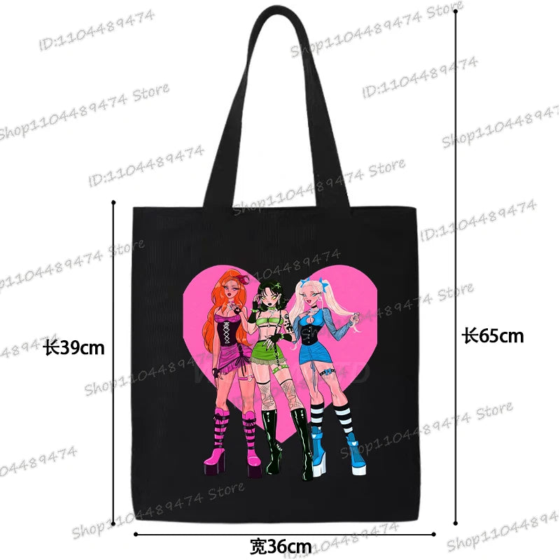 Sacs à main en toile K-Pop Demon Hunters (différents modèles disponibles)