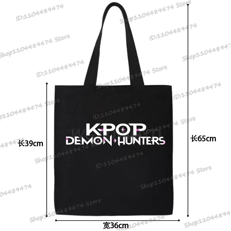 Sacs à main en toile K-Pop Demon Hunters (différents modèles disponibles)