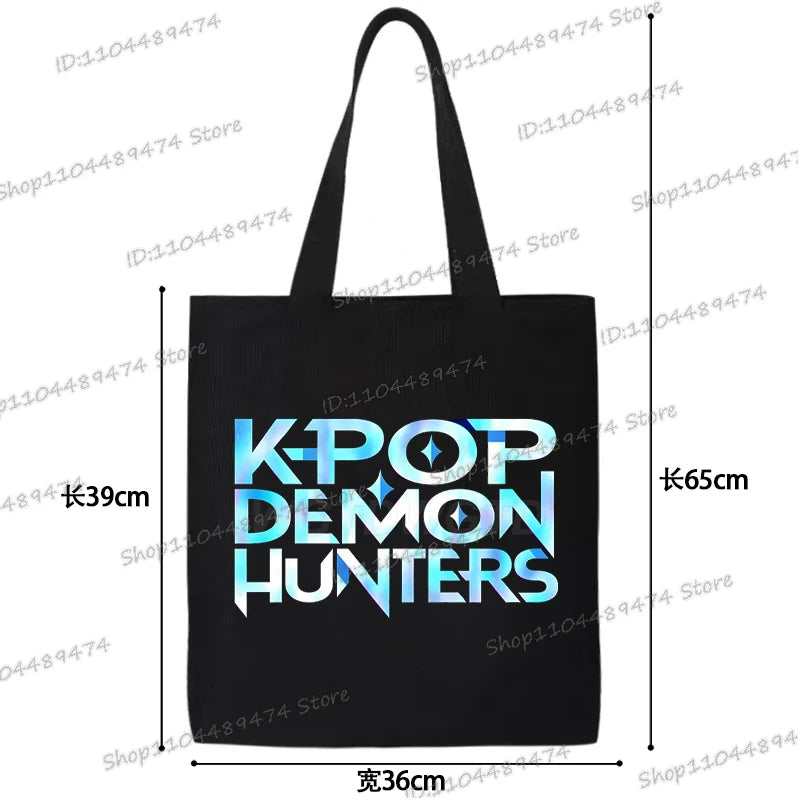 Sacs à main en toile K-Pop Demon Hunters (différents modèles disponibles)