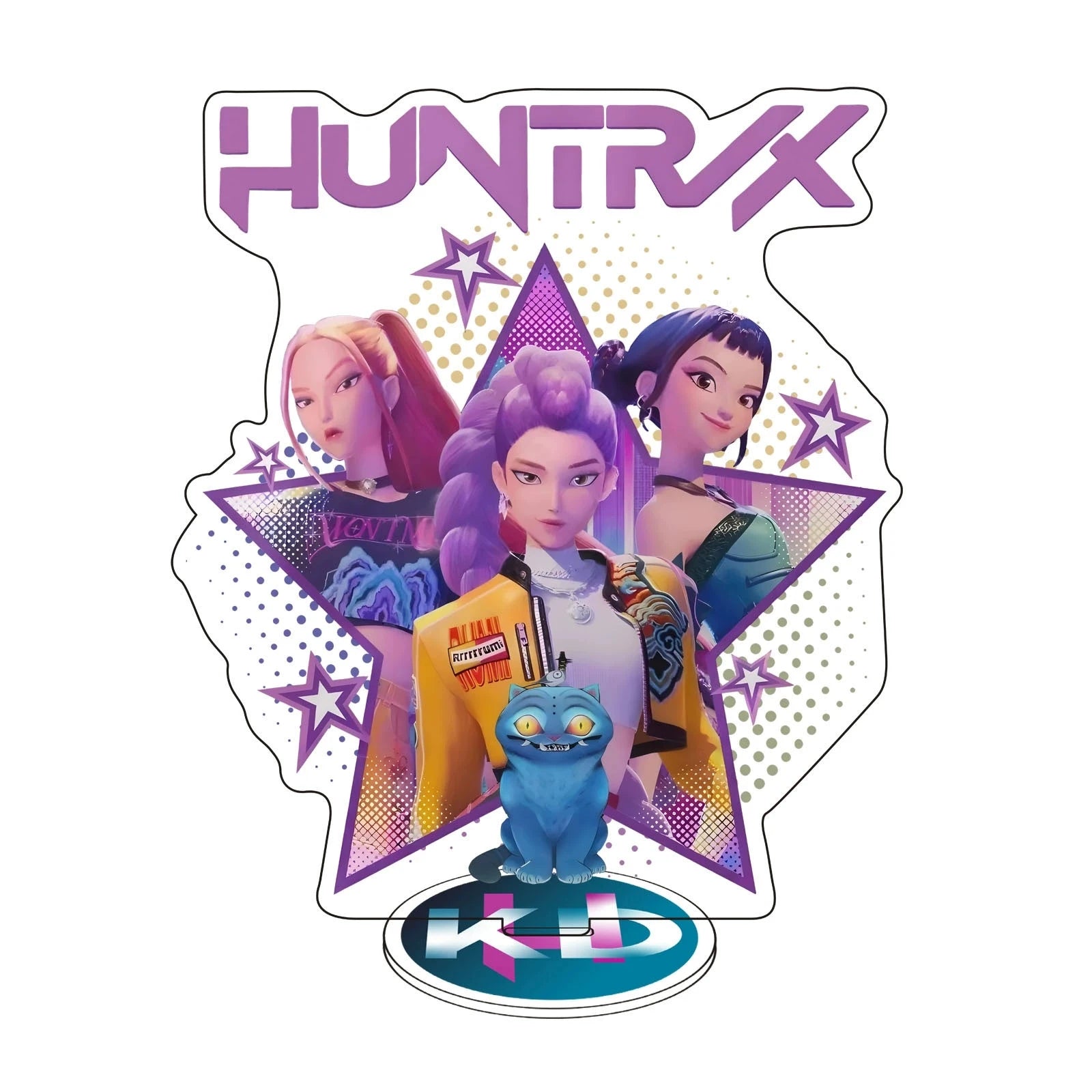 Figurine Acrylique – Style K-Pop Demon Hunters – 15 cm