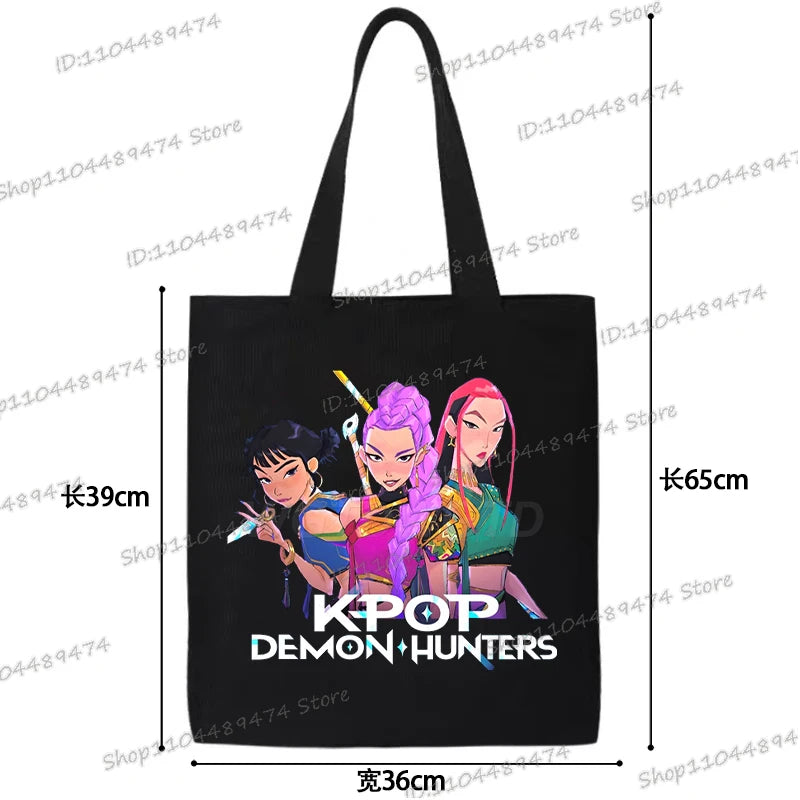 Sacs à main en toile K-Pop Demon Hunters (différents modèles disponibles)