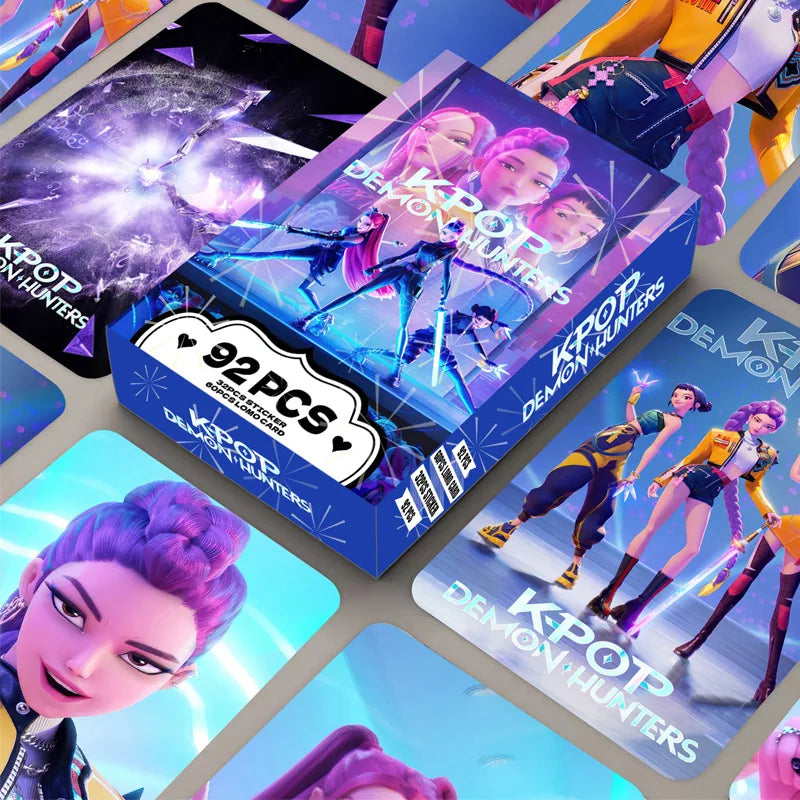Cartes collection K-Pop Demon Hunters par 30/55/92 pièces