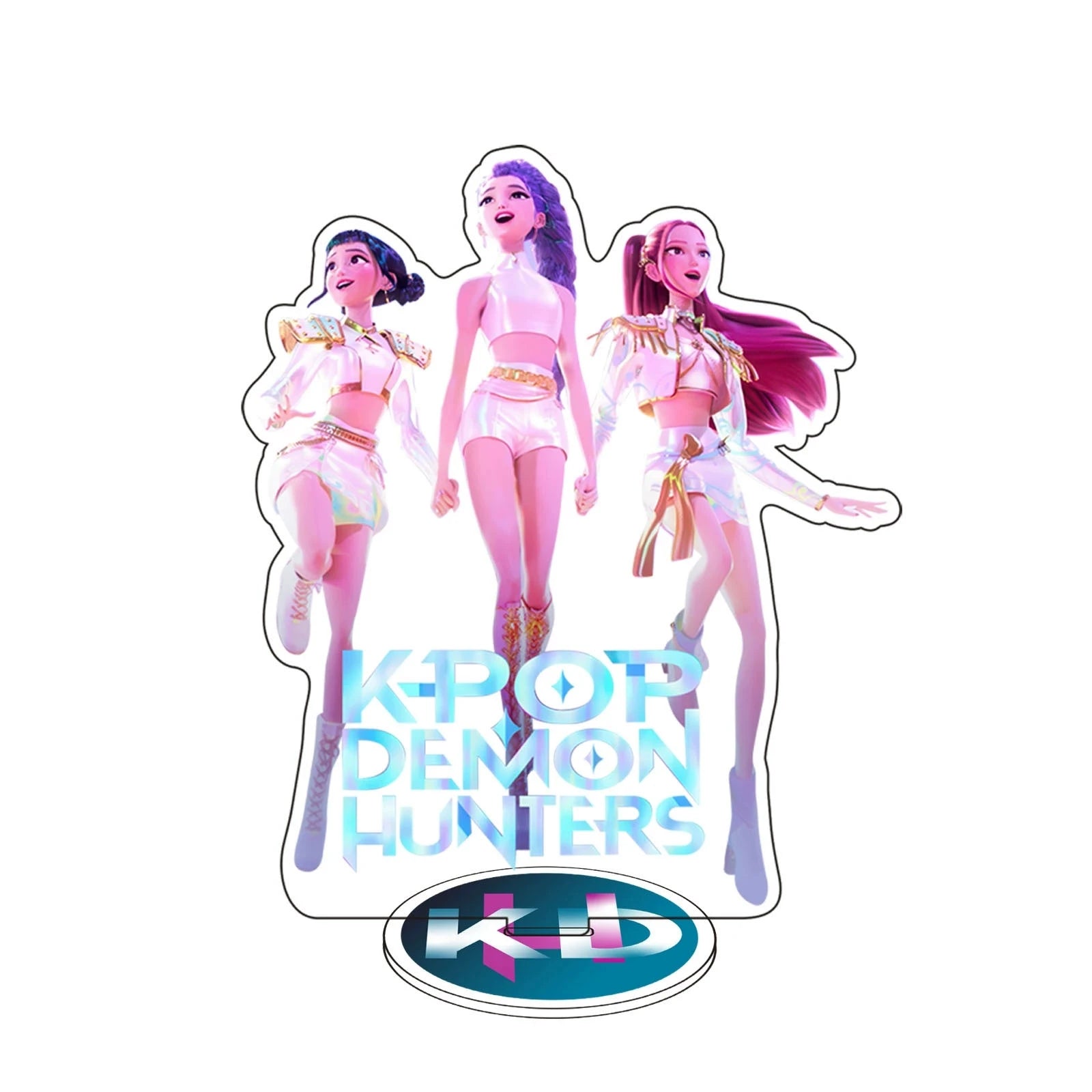 Figurine Acrylique – Style K-Pop Demon Hunters – 15 cm