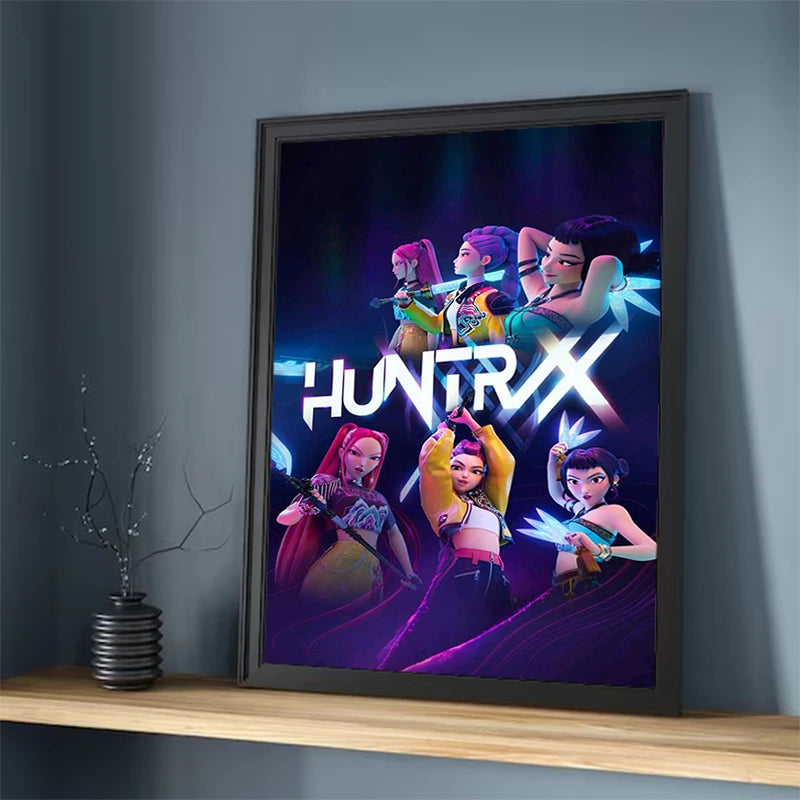 Affiches HD K-Pop Demon Hunters Poster Murale sur Toile